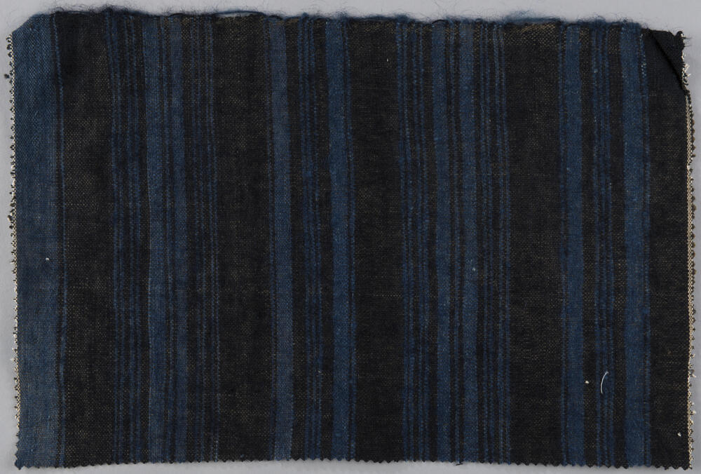 Zwart-blauw gestreept voerlaken, 1875–1925