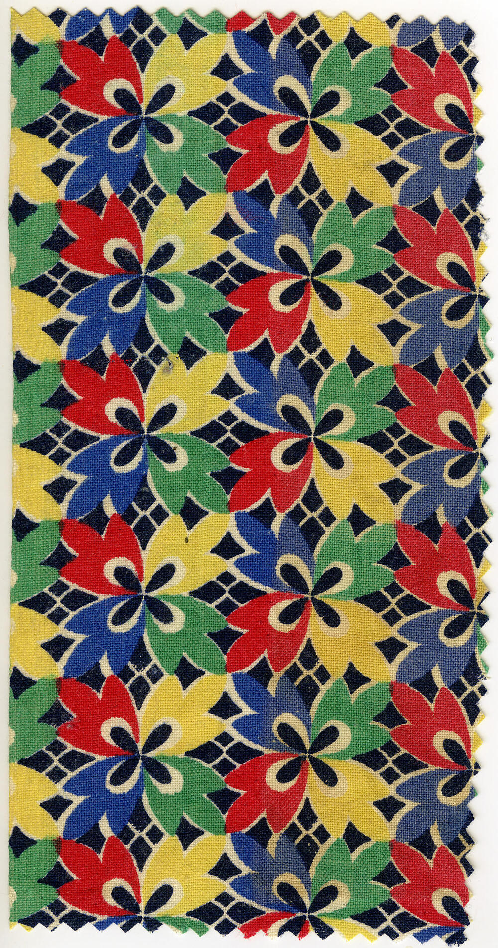 Meerkleurig gedessineerde katoen, 1950–1965