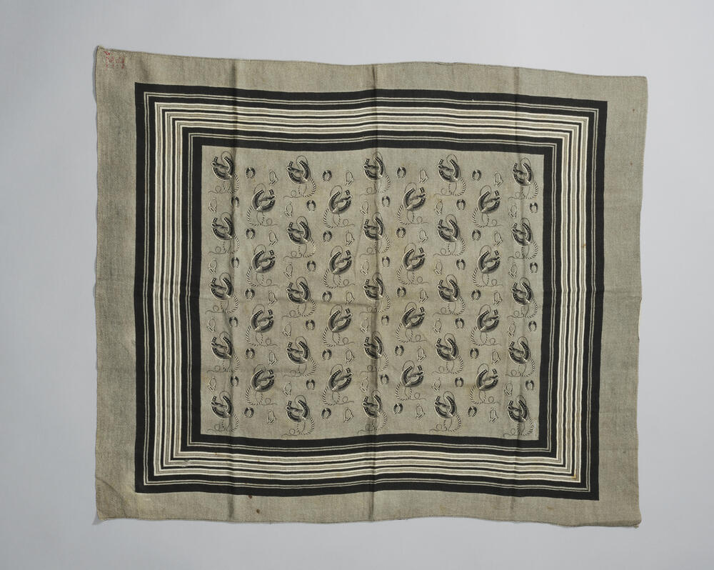 Bedrukte katoenen halsdoek, Noord-Brabant, voor 1952