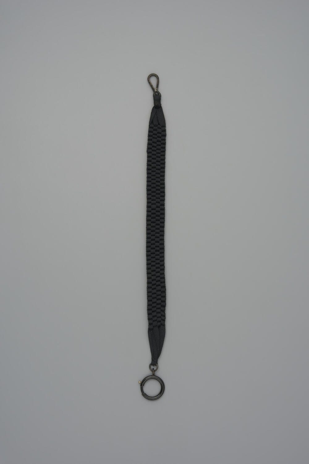 Horlogeketting van gevlochten band, Roden, circa 1880