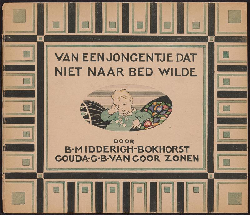 Kinderboekje "Van een jongetje dat niet naar bed wilde"
