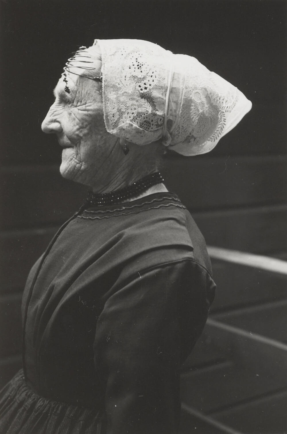 J. de Wind in Vlaardingse dracht, 1950