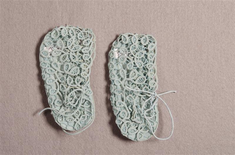 Paar babyschoenen