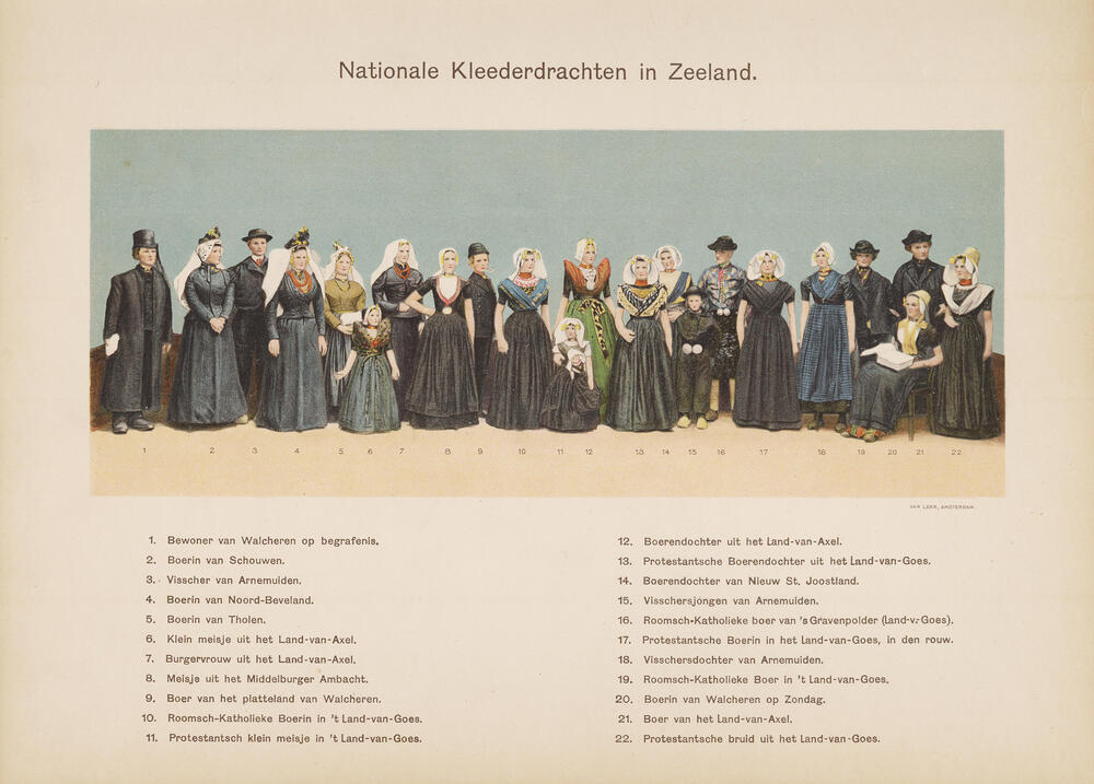 Nationale Kleederdrachten in Zeeland