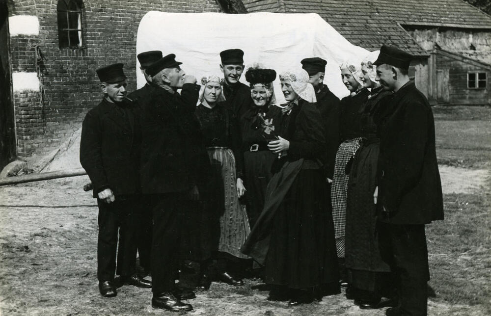 Boerenbruiloft, Oud Schoonebeek, 1946