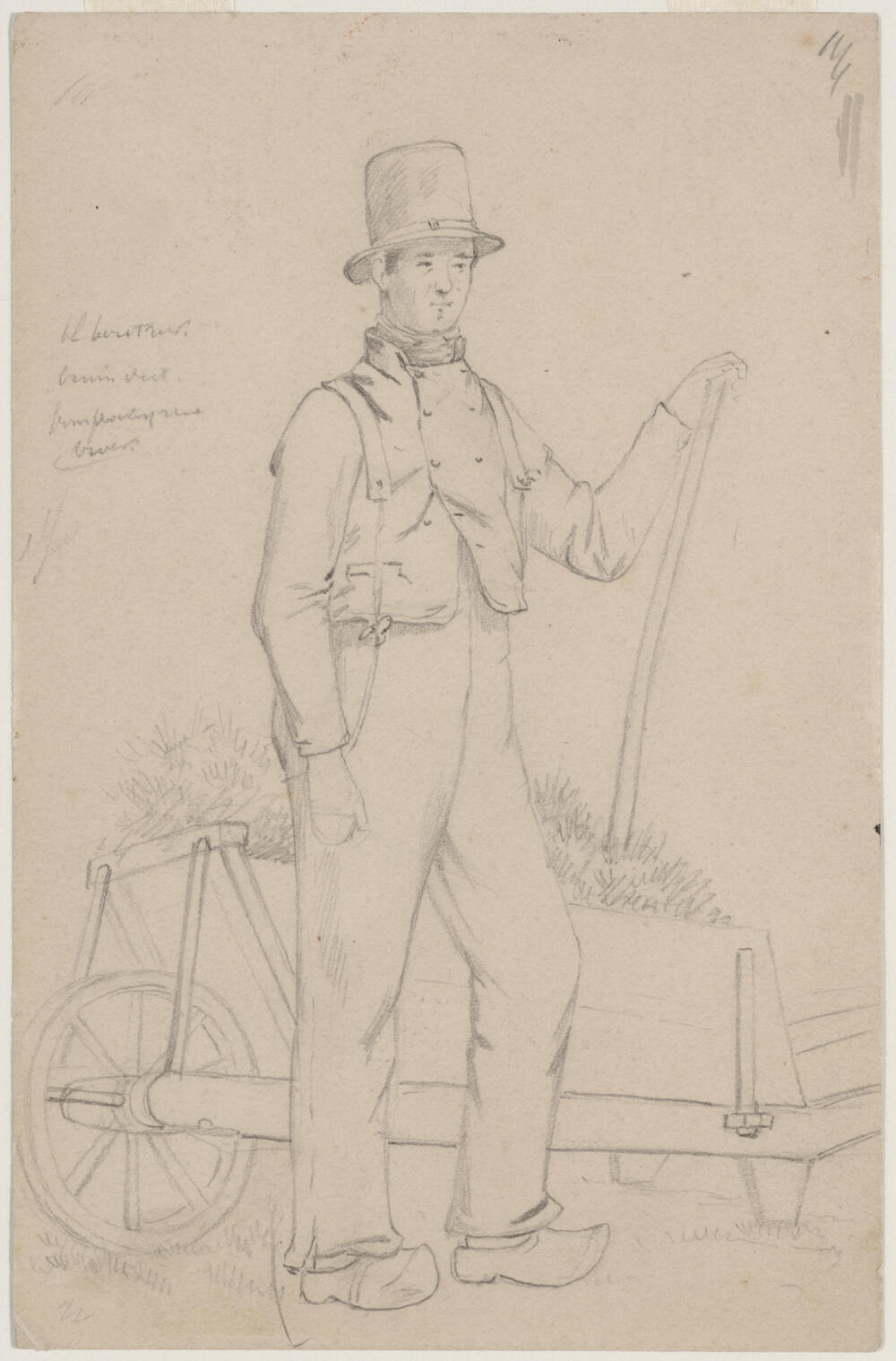 Man in werkkleding, Gelderland
