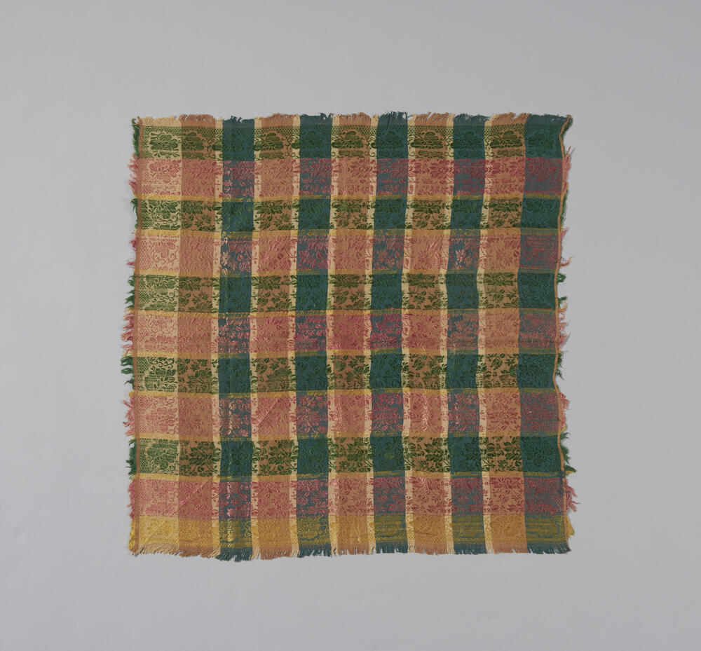Zijden halsdoek, Drenthe, circa 1850