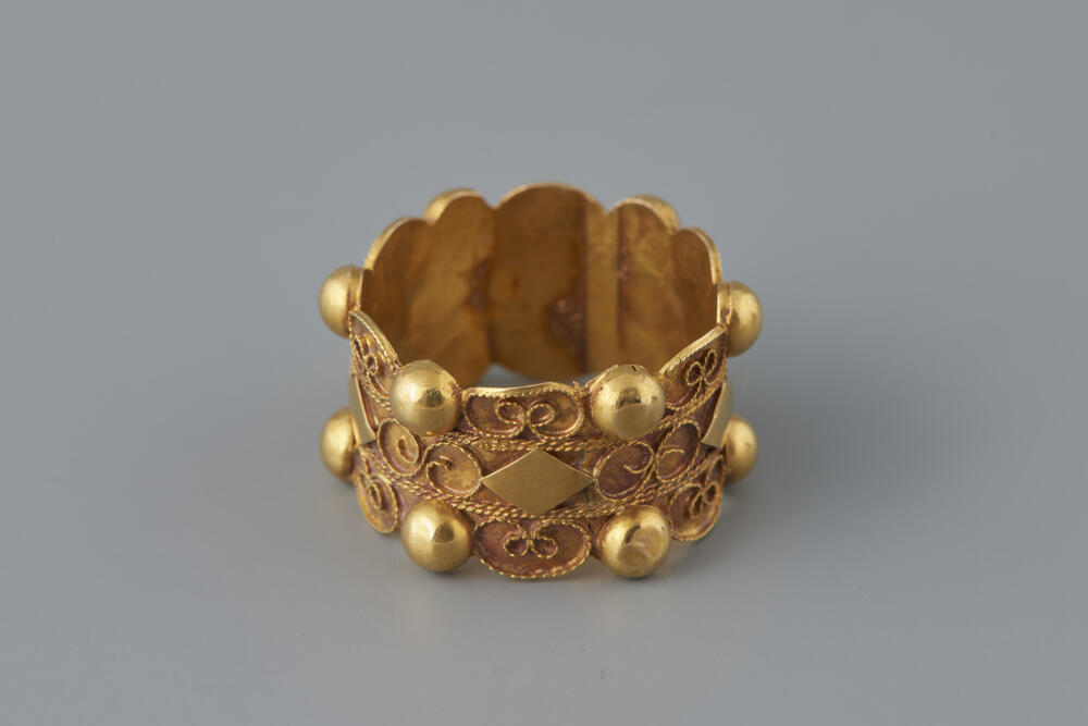 Gouden 'dopring', Walcheren, circa 1865