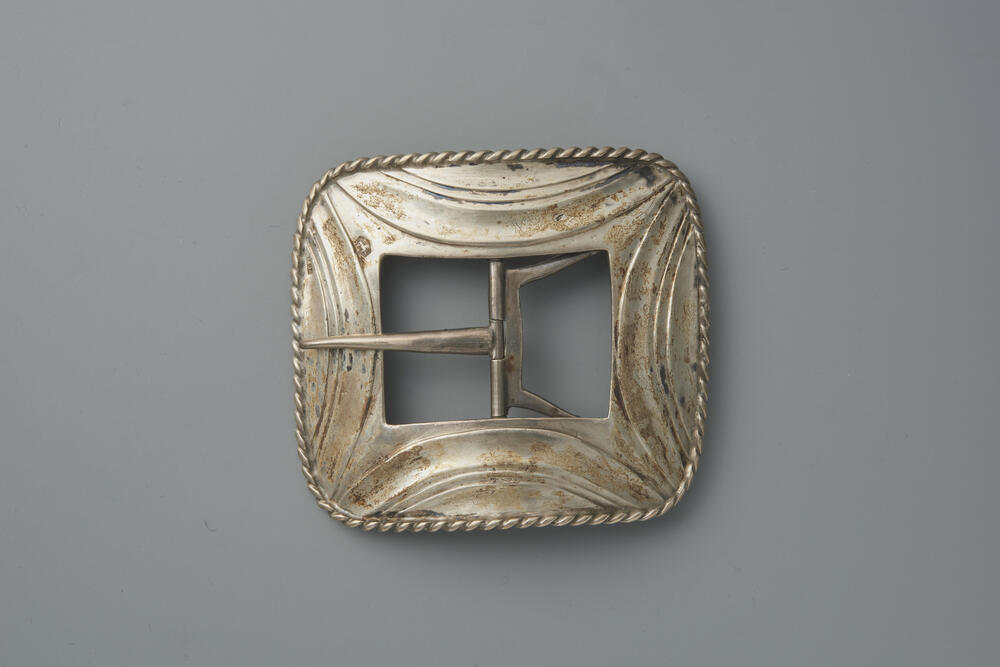 Zilveren schoengesp, Blaricum, 1882