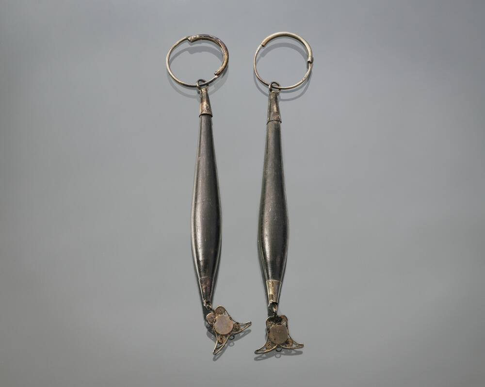 Paar rouwhangers, Cadzand, 1840–1850