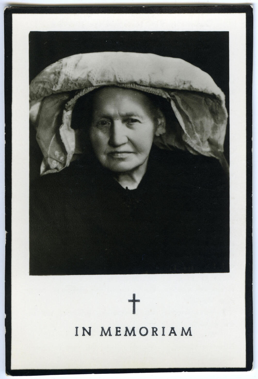 Bidprentje van Maria van Schijndel, 1956