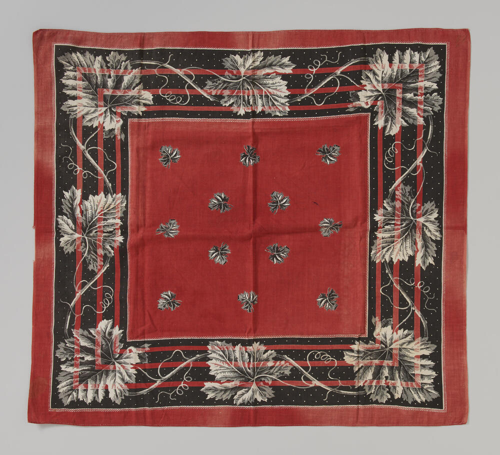 Halsdoek van bedrukte katoen, Drenthe, voor 1969