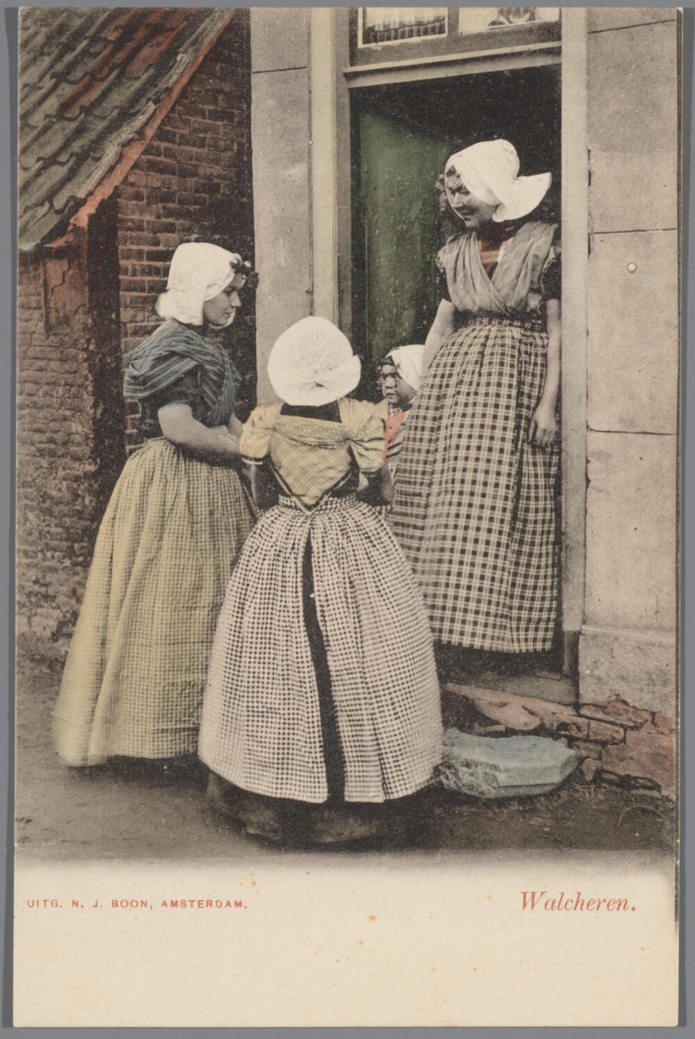 Vrouwen en meisjes in streekdracht, 1886–1905