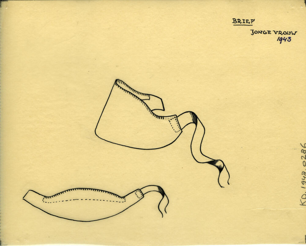 Tekening van een 'brief', Marken