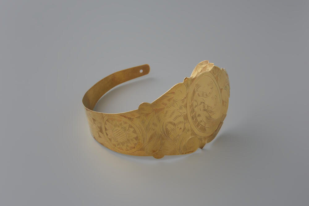 Gouden voorhoofdsnaald, Walcheren, 1856