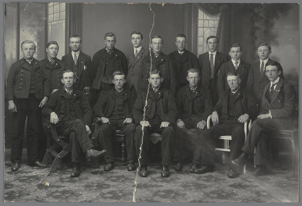 Christelijke Mannenvereniging Grijpskerke, circa 1916