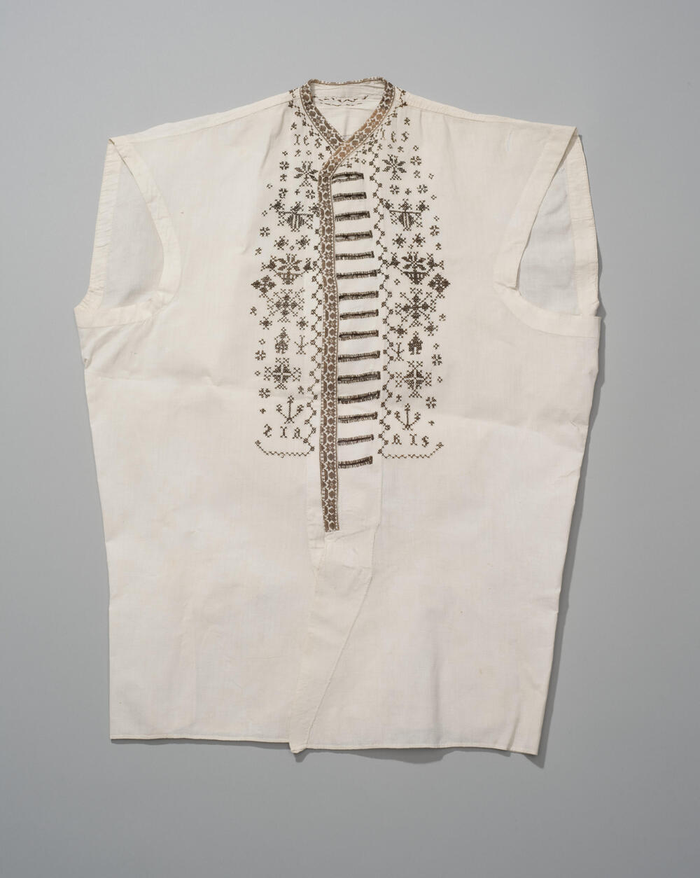 Wit 'blempt' of vest, Volendam, voor 1944