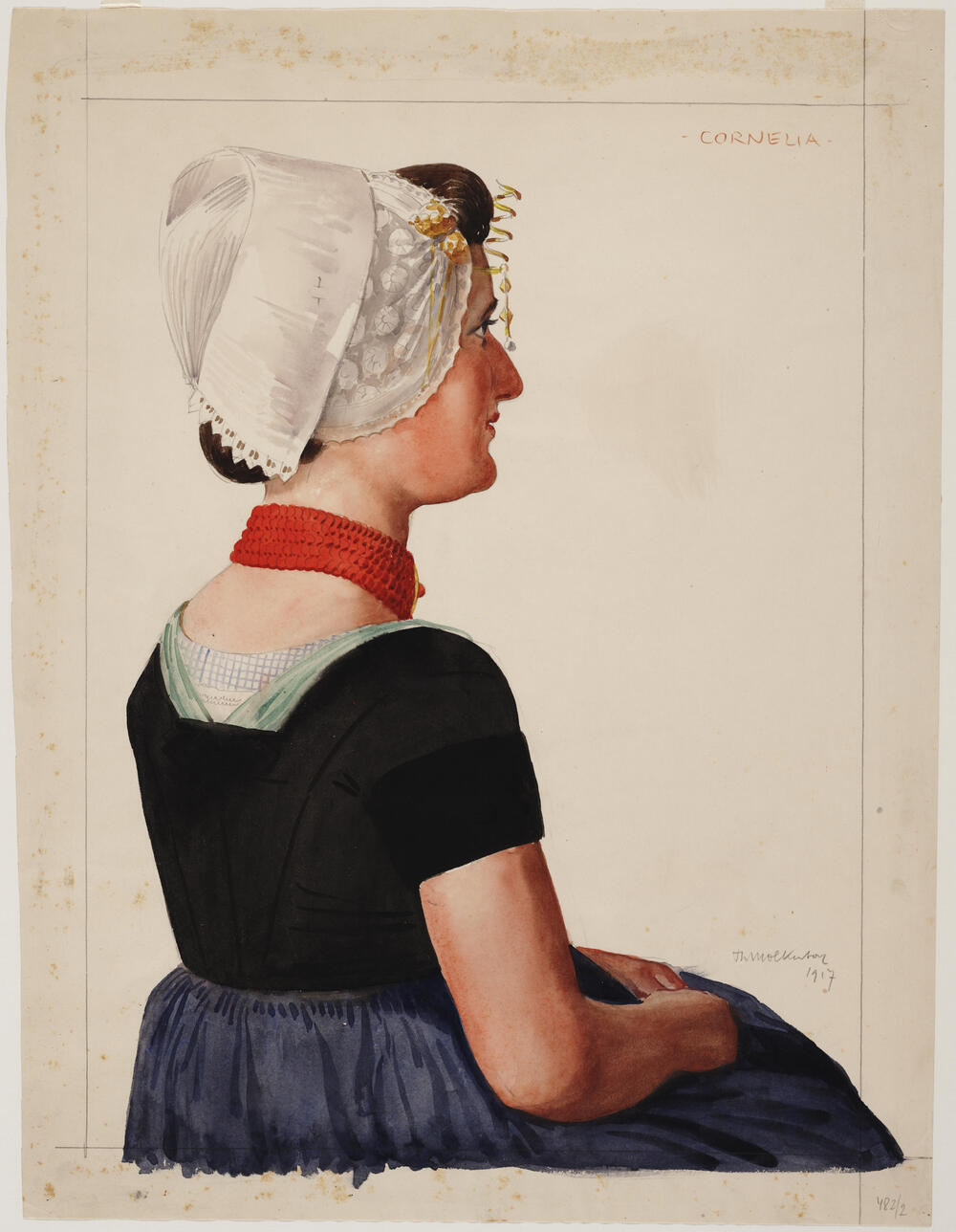 Walcherse vissersvrouw 'Cornelia', 1917