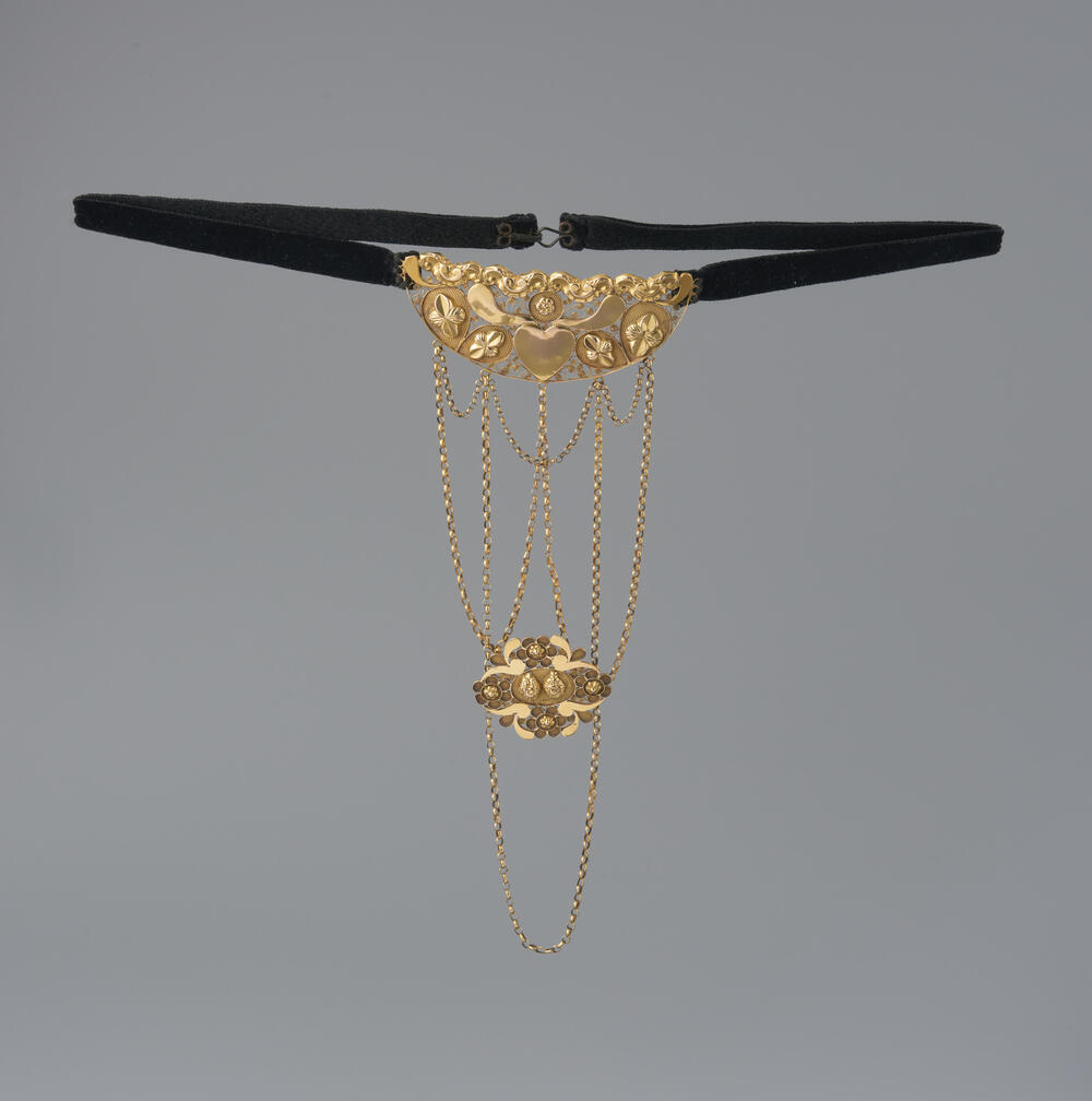 Gouden borsthanger, Meijerij van den Bosch, circa 1860