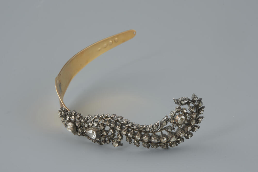 Voorhoofdsnaald met diamant, Friesland, 1877
