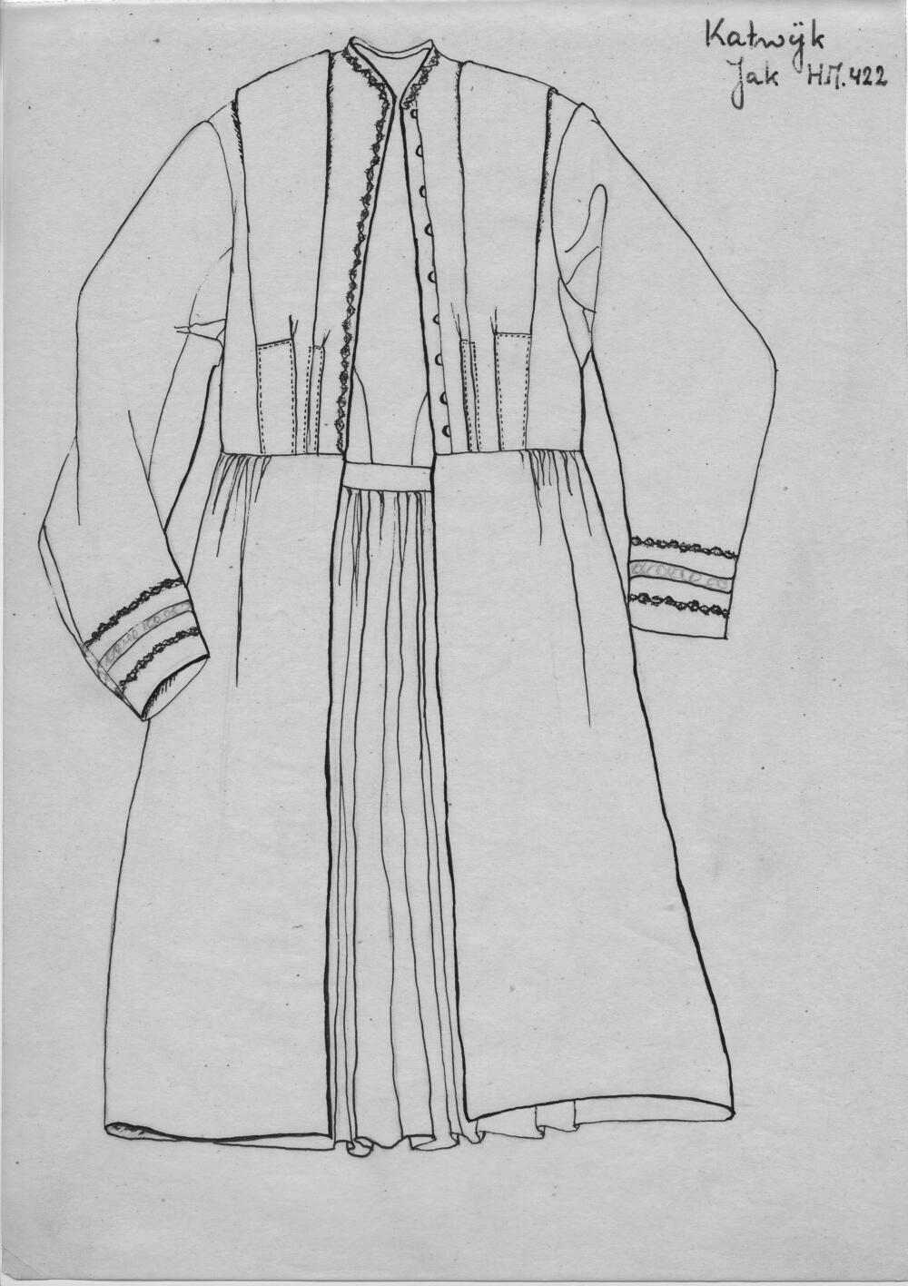 Tekening van een jak, Katwijk