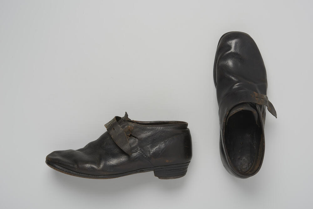 Paar mannenschoenen, Staphorst of Rouveen, 1875–1925