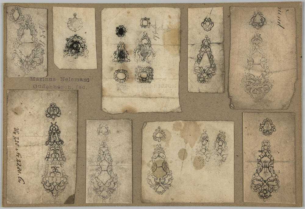 Wrijfsels van streeksieraden, Oudenbosch, 1853–1895