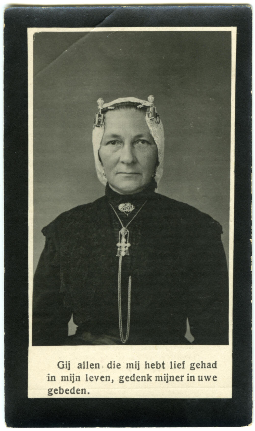 Bidprentje van Adriana Laan, 1920