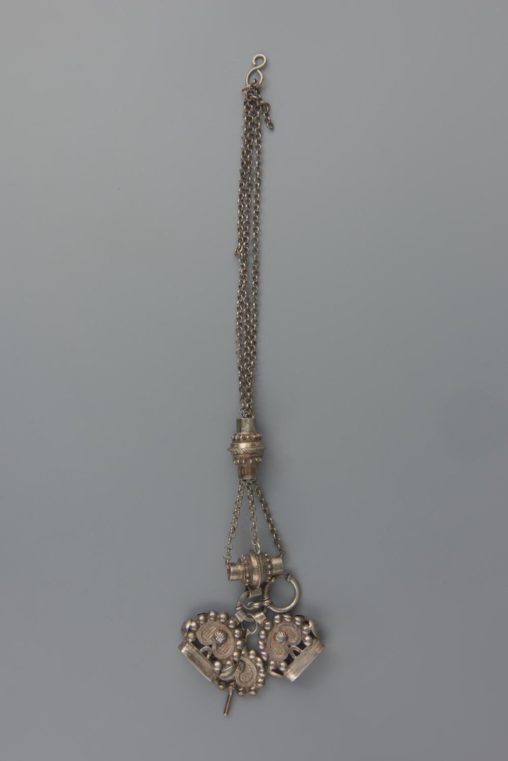 Zilveren horlogeketting met signetten, Staphorst, 1919–1922