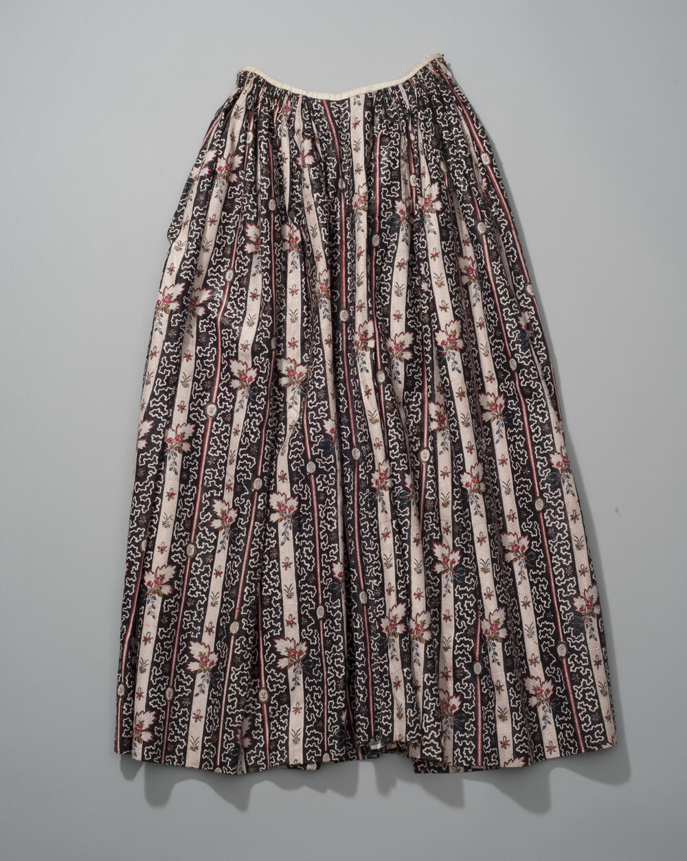Rok van bedrukte katoen, Zaanstreek, 1785–1860