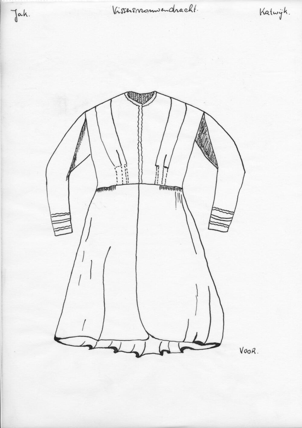 Tekening van een jak, Katwijk