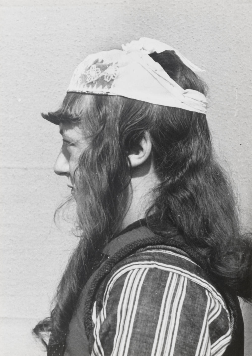 Demonstratie opzetten 'kleine kap', Marken, 1943