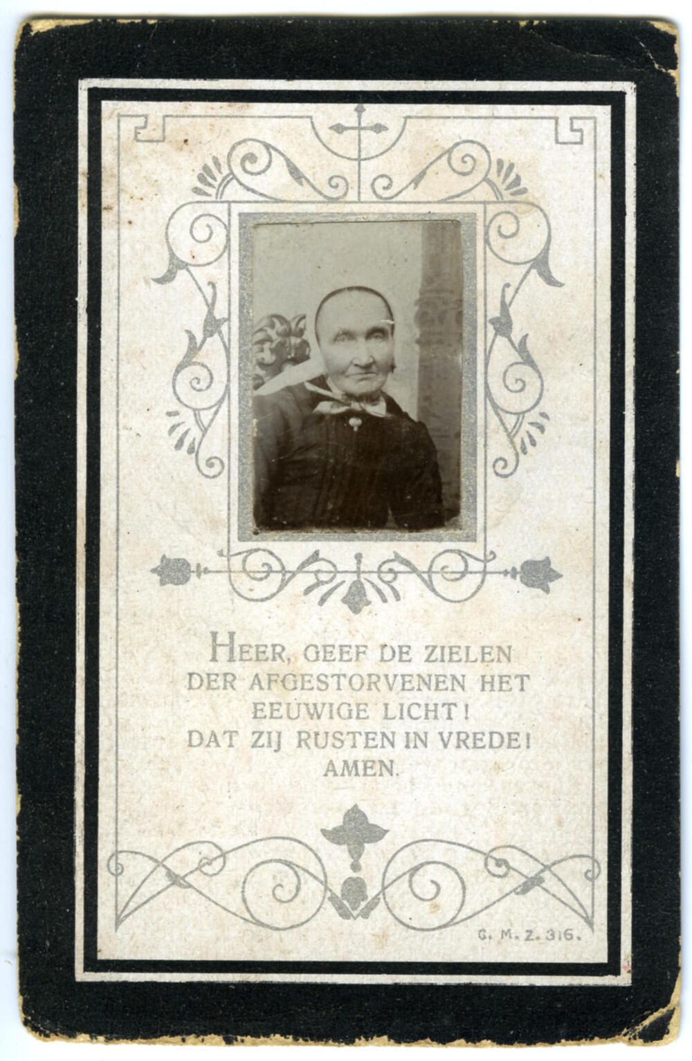 Bidprentje van Maria Roeterink, 1908