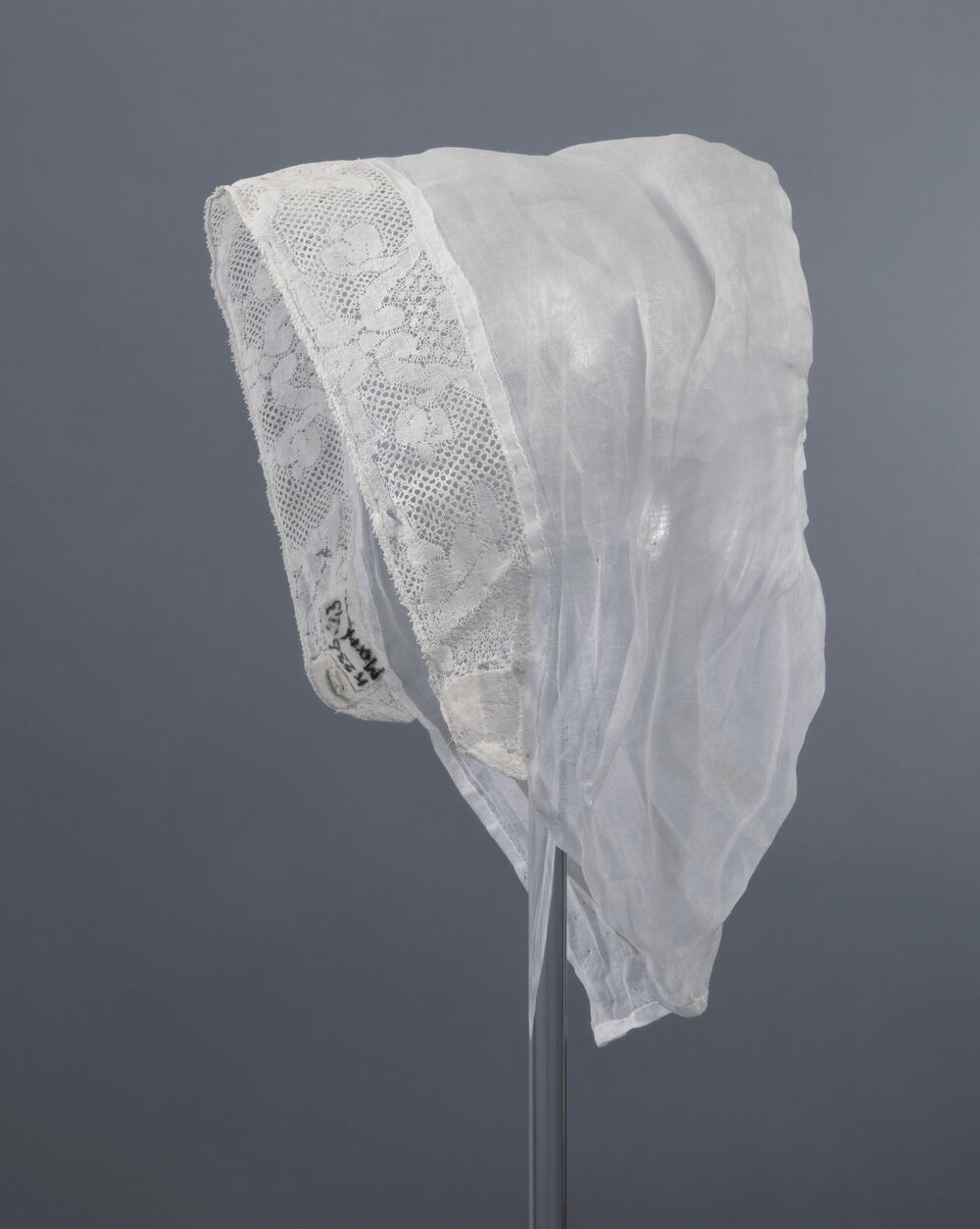 Fijne kap met Valenciennes kant, Marken, circa 1750