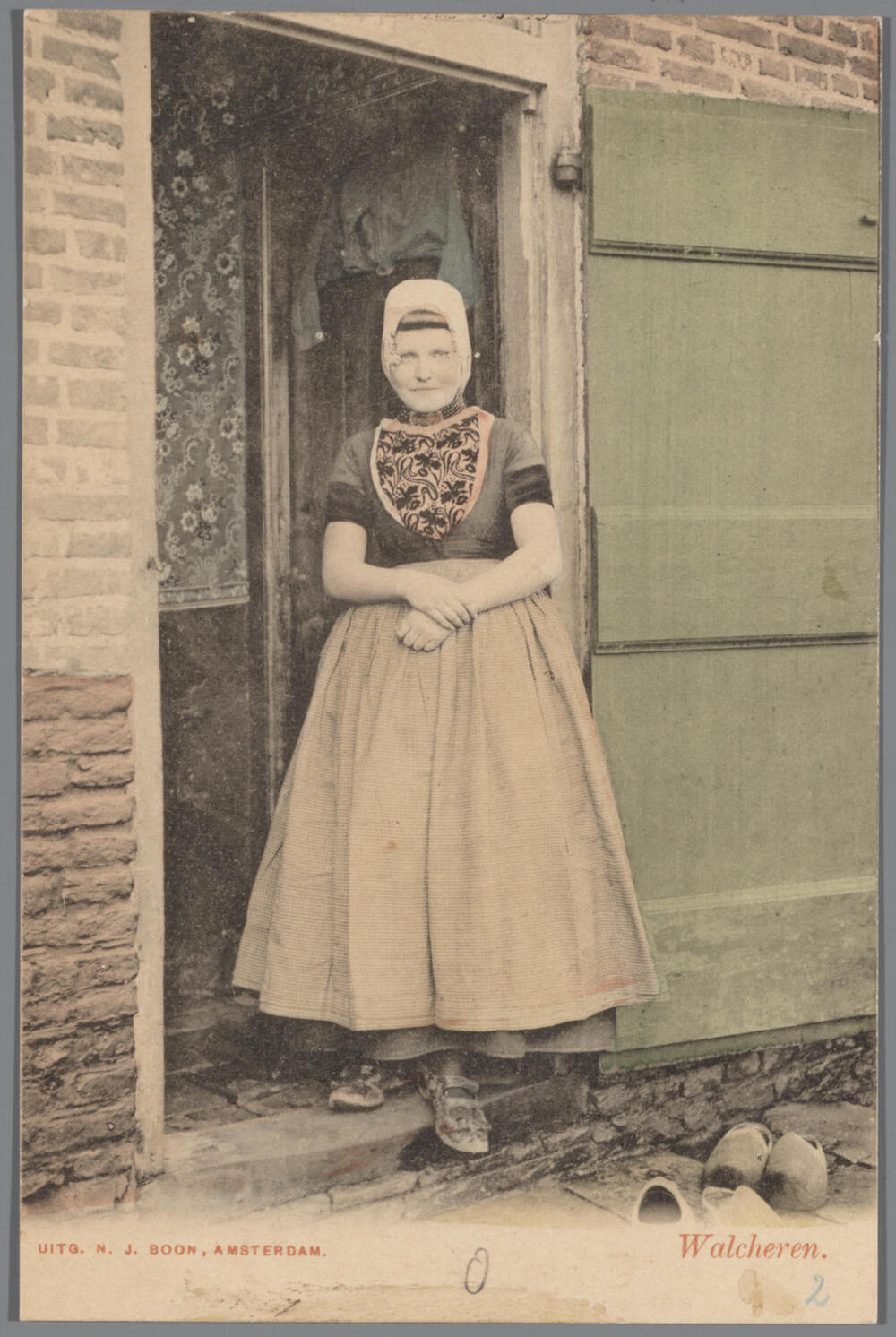 Vrouw in Walcherse streekdracht, 1886–1905