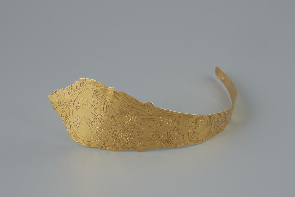 Gouden voorhoofdsnaald, Walcheren, 1822