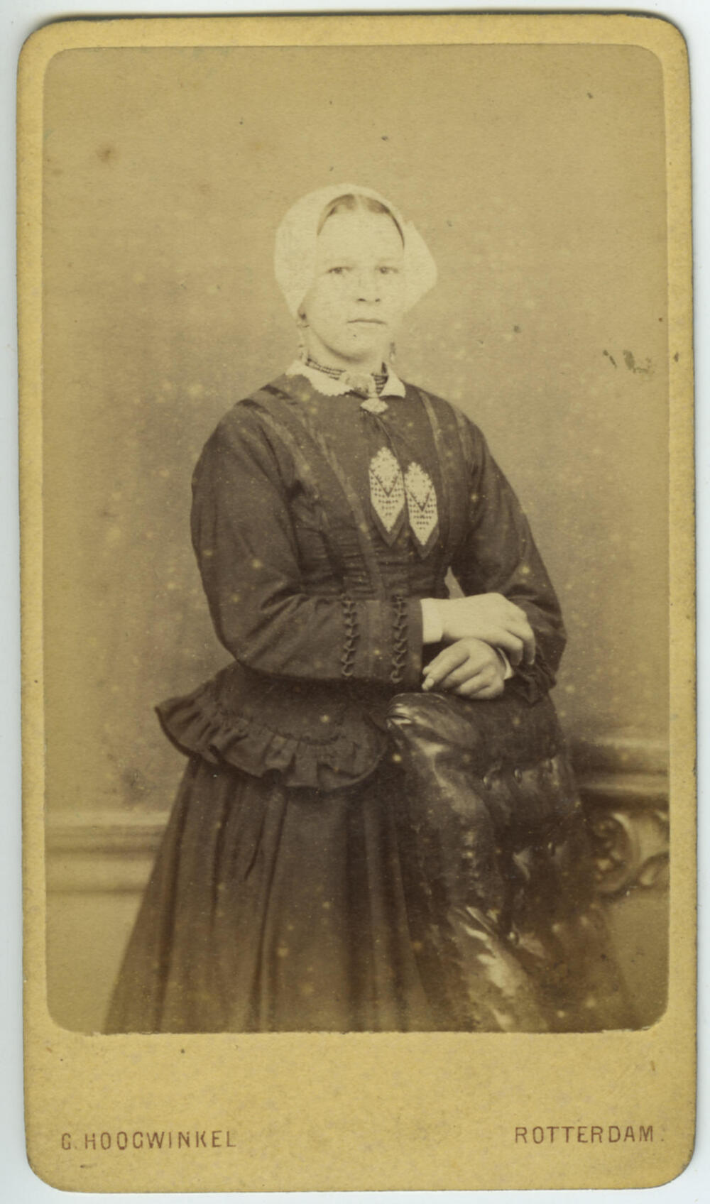 Maria Schenk in Zuid-Hollandse dracht