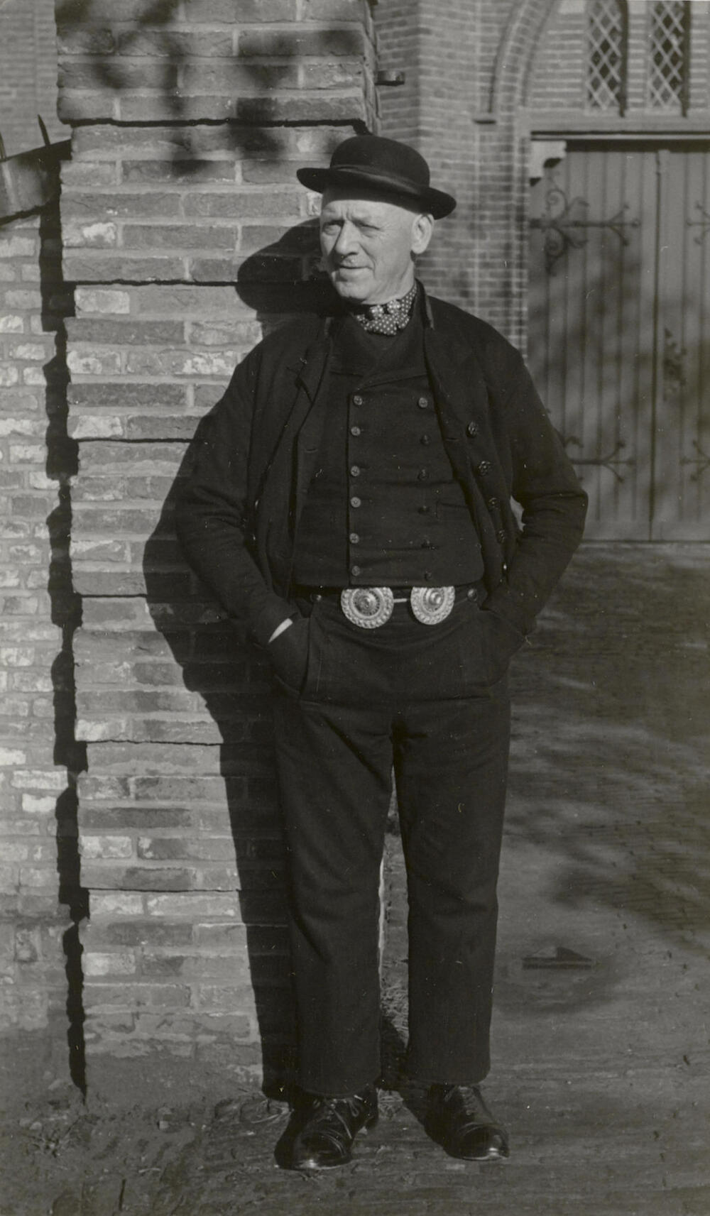 David Klap, caféhouder in Nieuwland, 1950