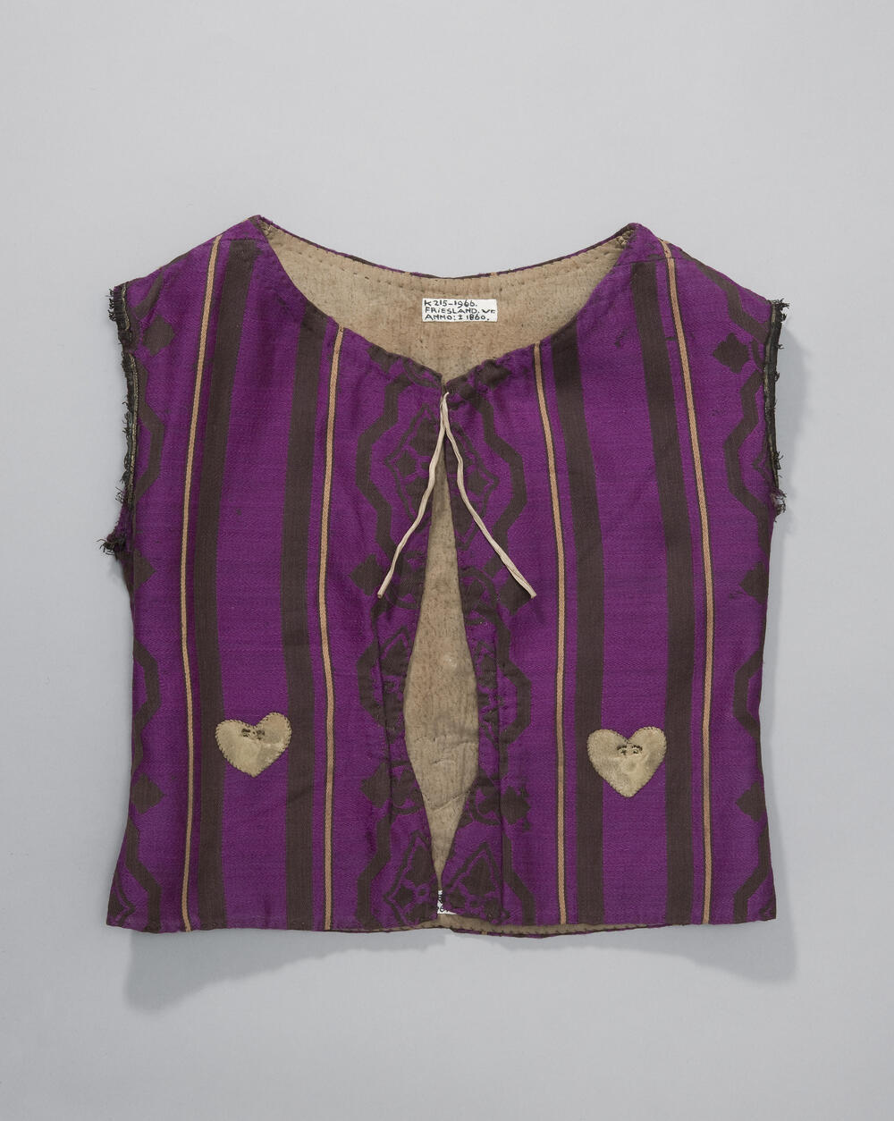 Onderlijfje of rompke, Friesland, circa 1860