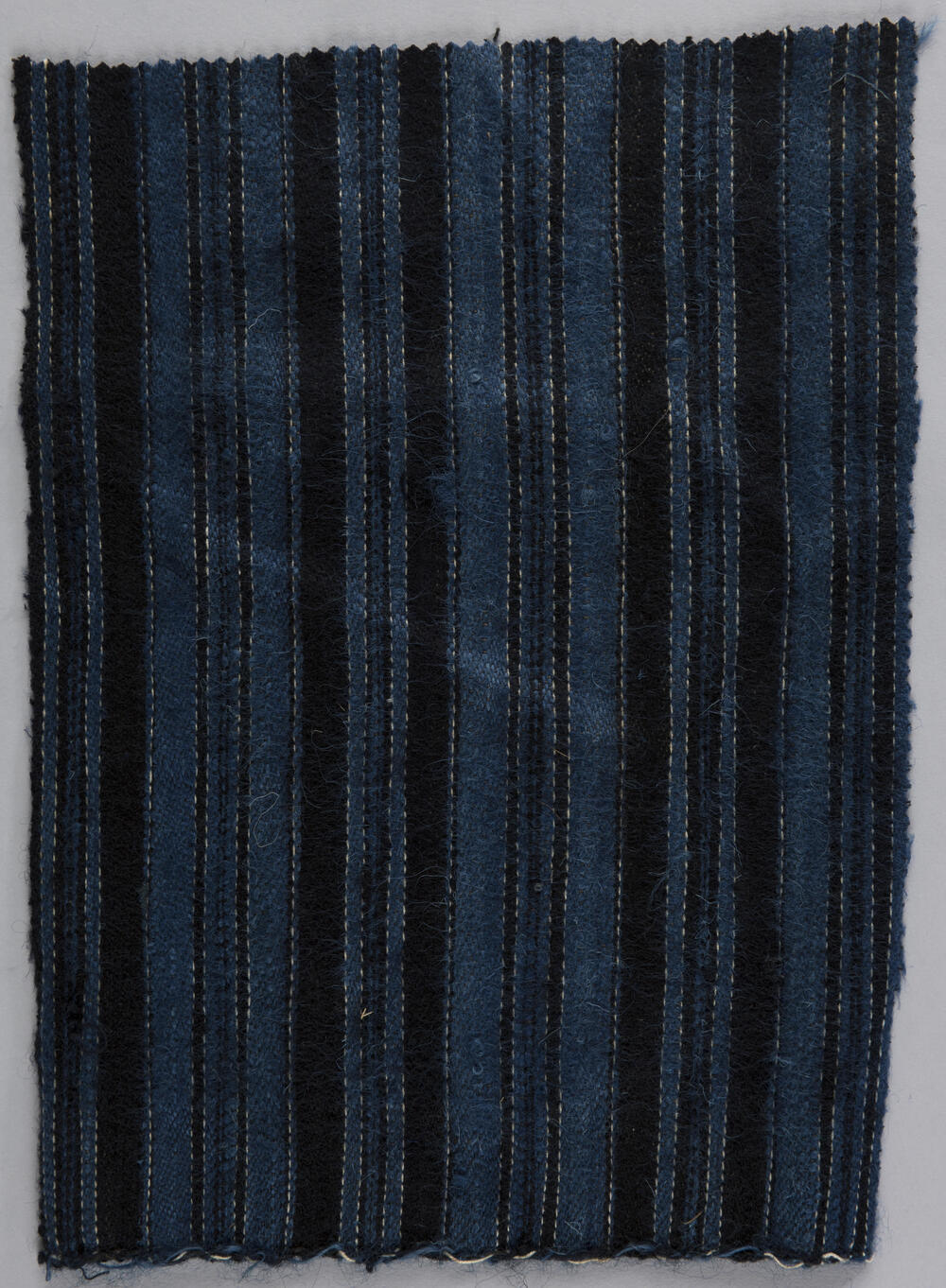 Zwart-blauw-wit gestreept vijfschaft, 1875–1925