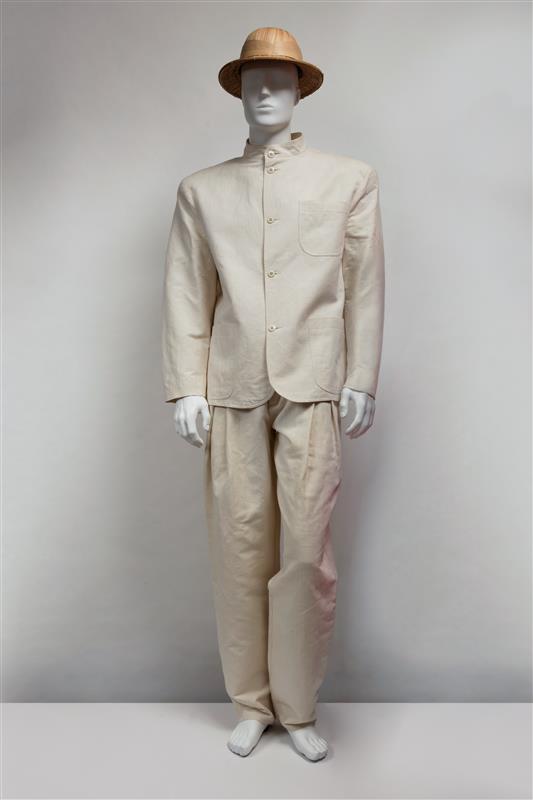Herenjas en broek behorend bij ensemble
