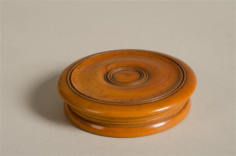 Ronde platte doos