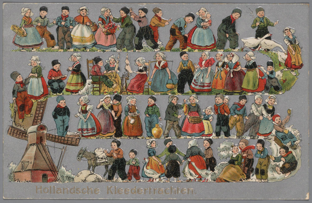 Hollandsche kleedertrachten