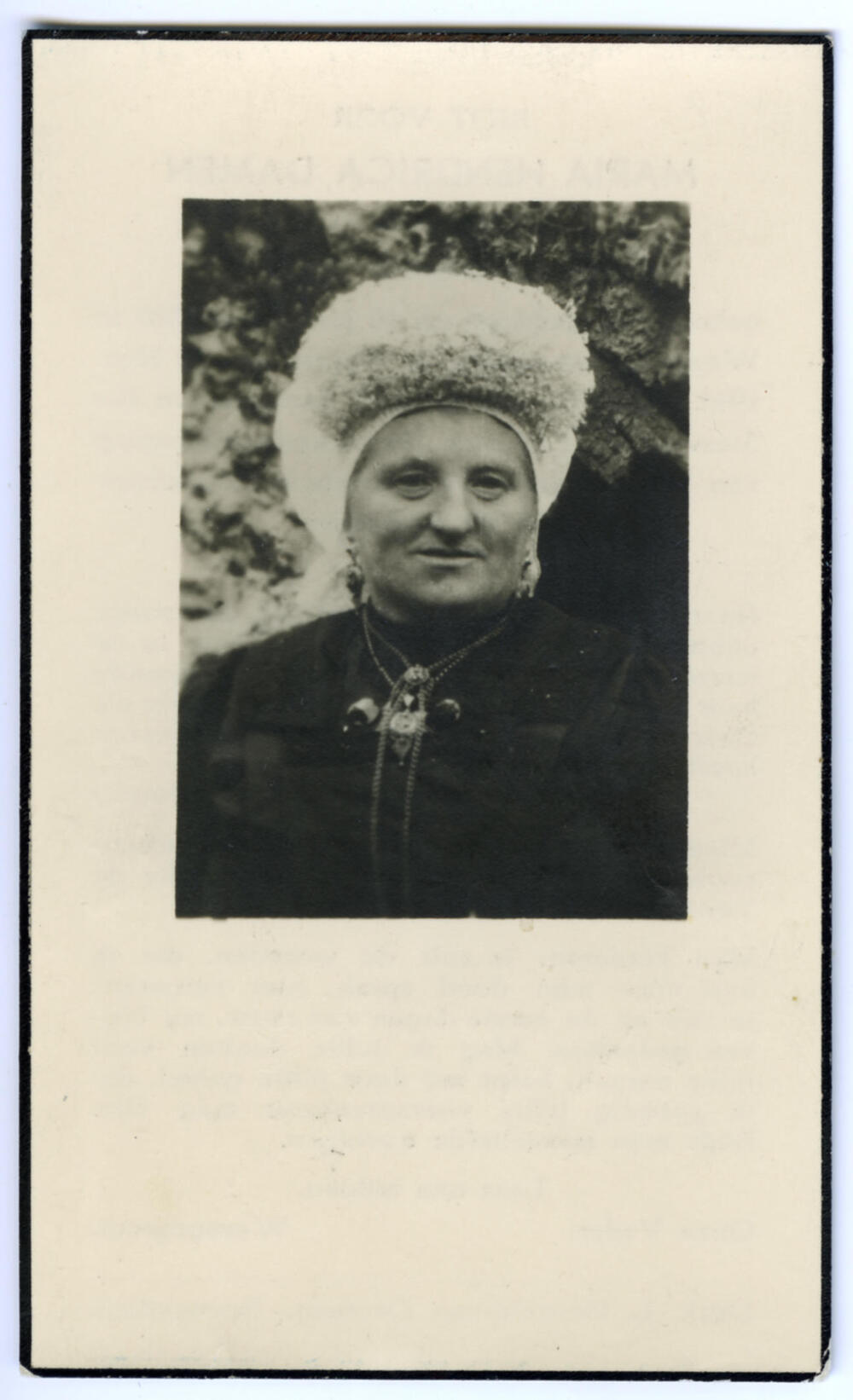 Bidprentje van Maria Hendrica Damen, 1944