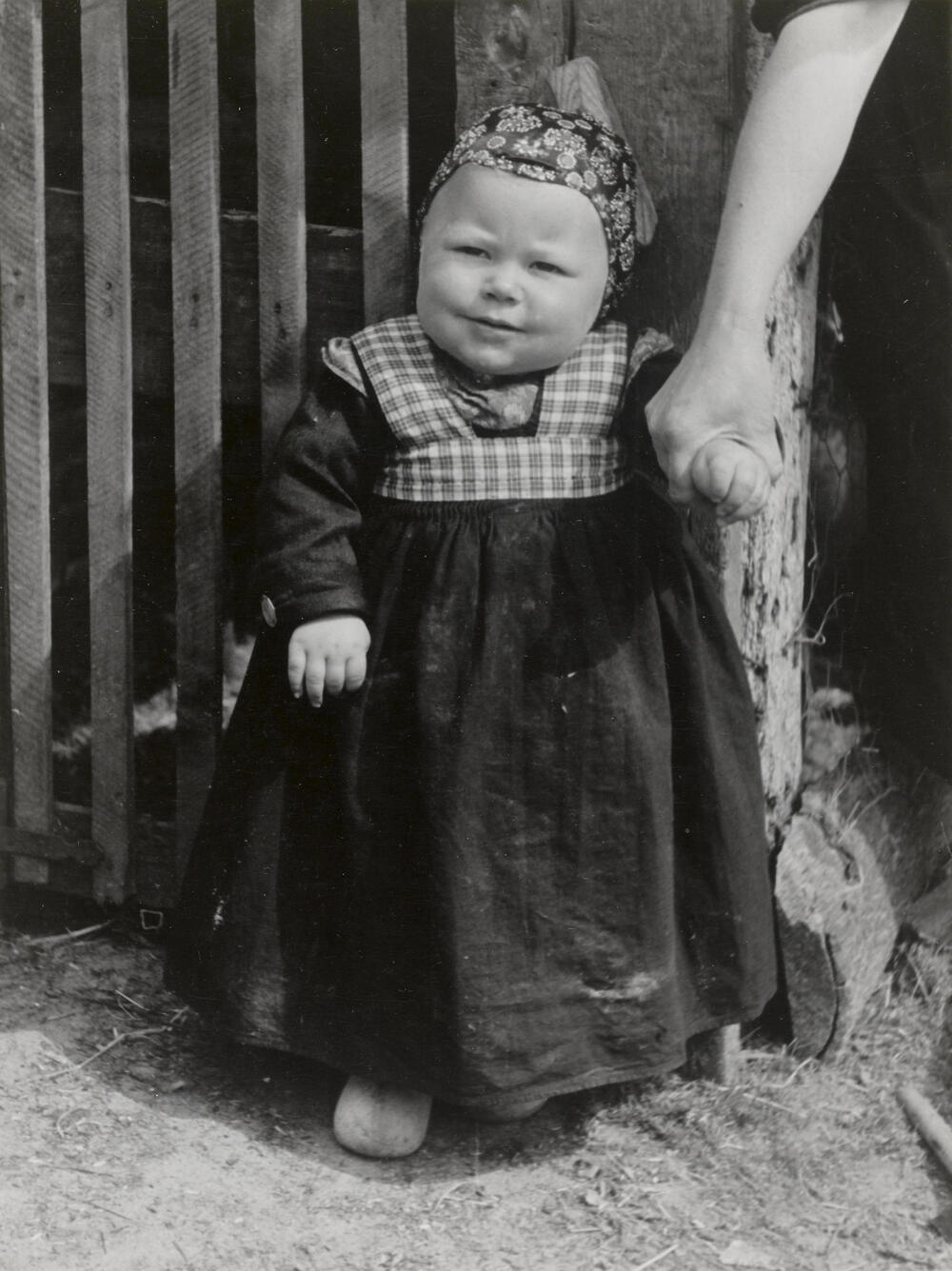 Hendrik Compagner in streekdracht, Rouveen, 1944