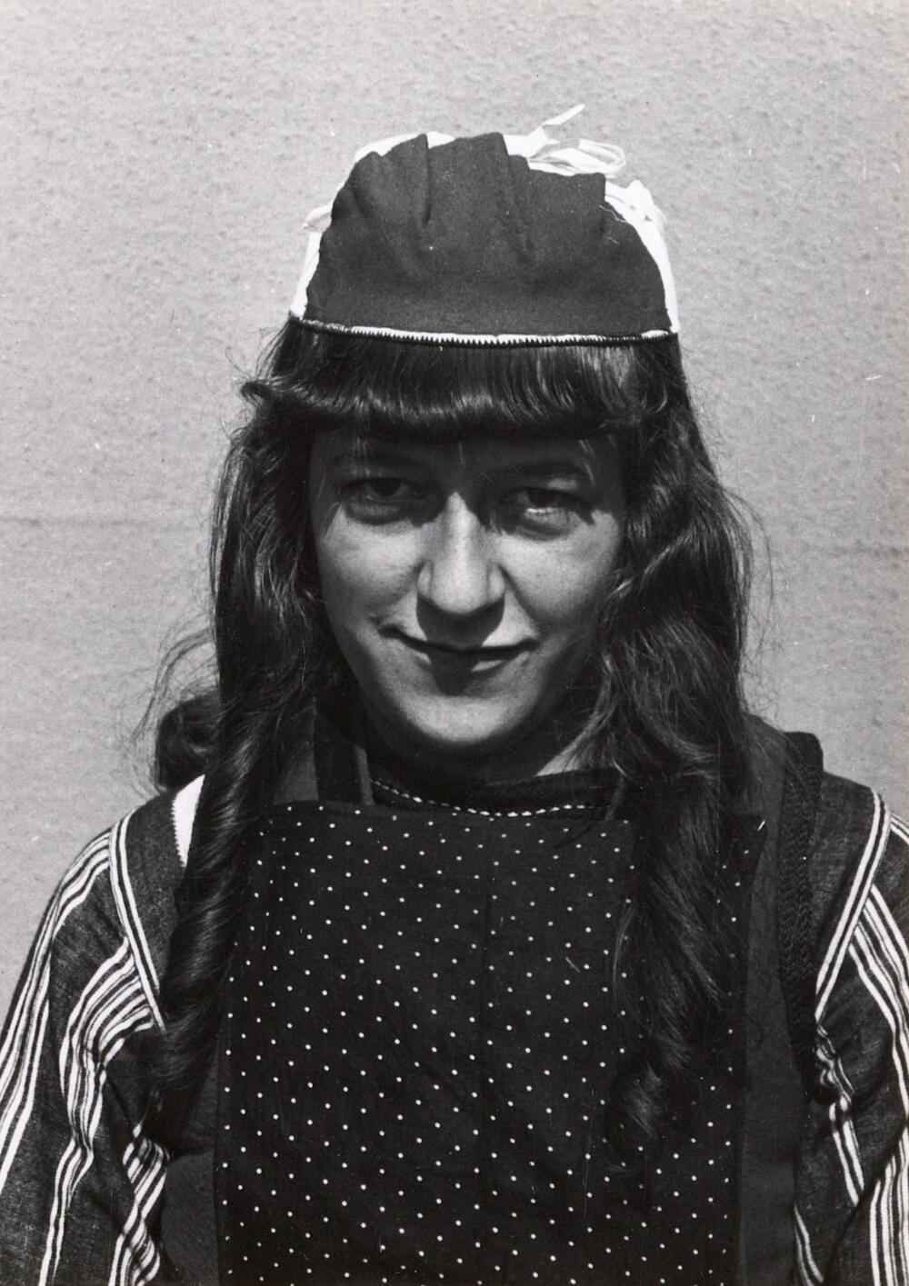 Demonstratie opzetten 'kleine kap', Marken, 1943