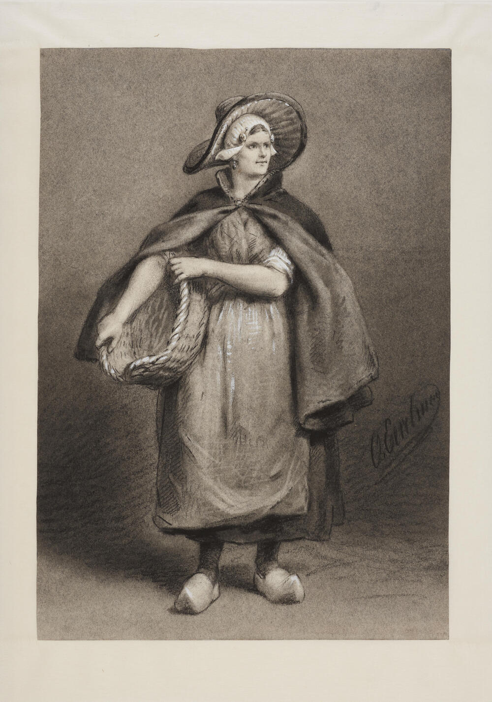 Visventster in Scheveningse dracht, 1875–1926