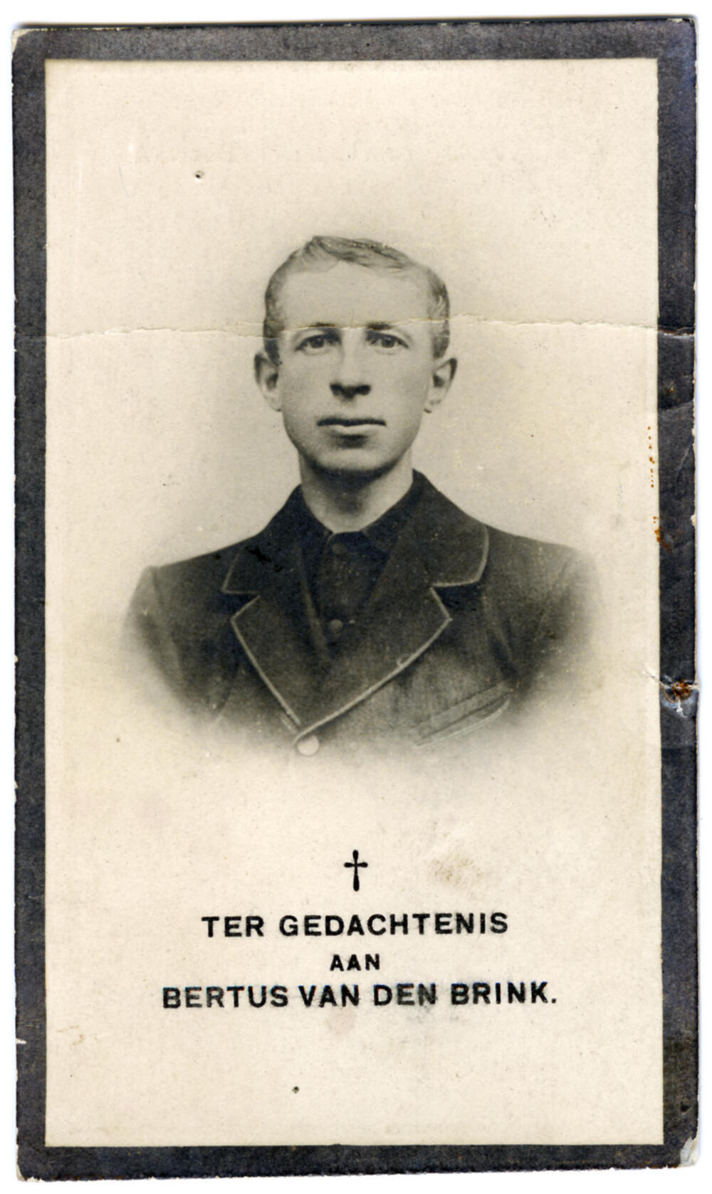 Bidprentje van Bertus van den Brink, 1924