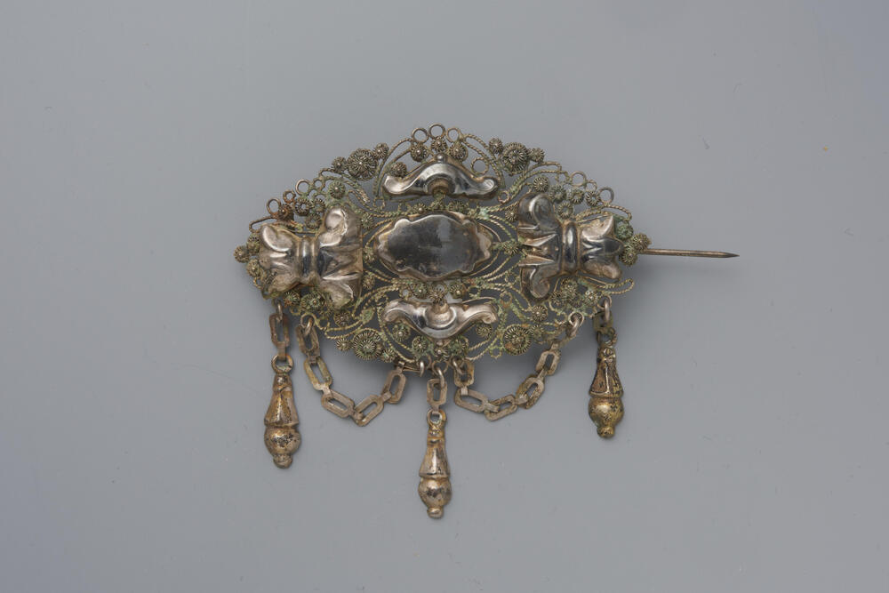 Zilveren broche, Tholen, circa 1880