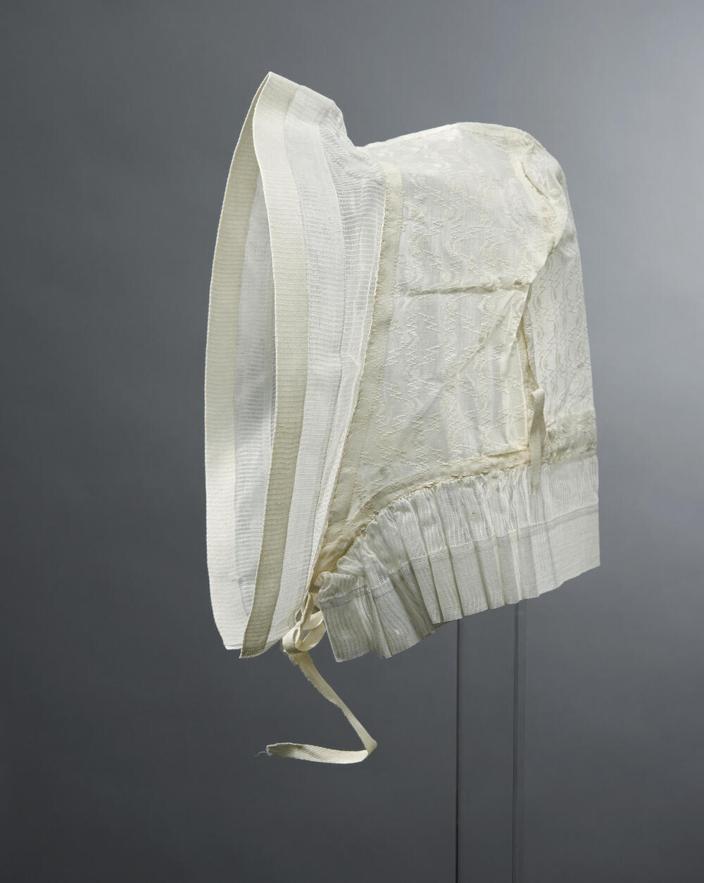 Kornetmuts voor de lichte rouw, Alblasserwaard, voor 1966